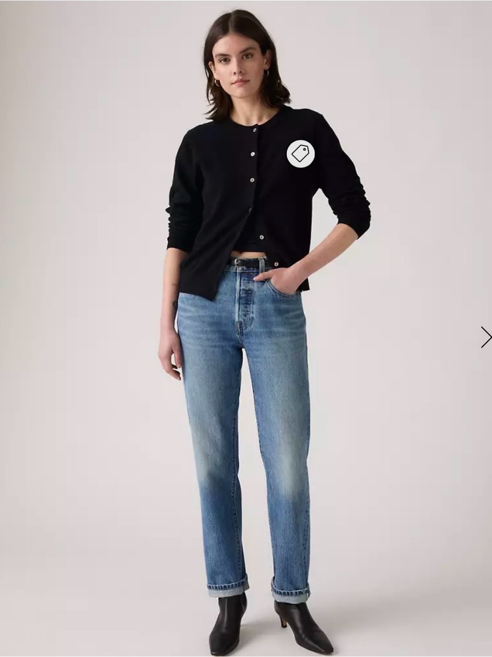 Levi’s 501 Selvedge Denim Jeans - Classic Straight Fit size 25x28